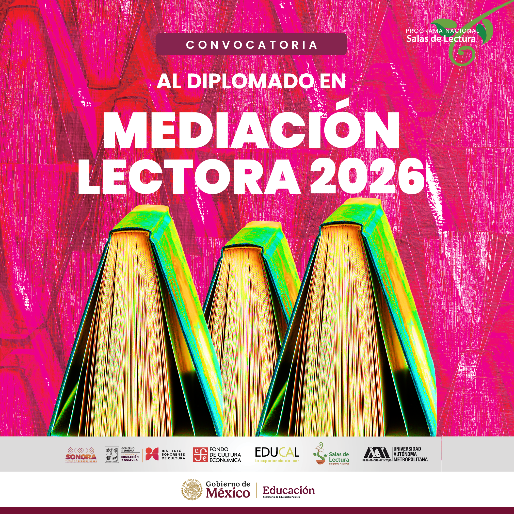 Convocatoria para participar en el Diplomado de Mediación Lectora 2026 
